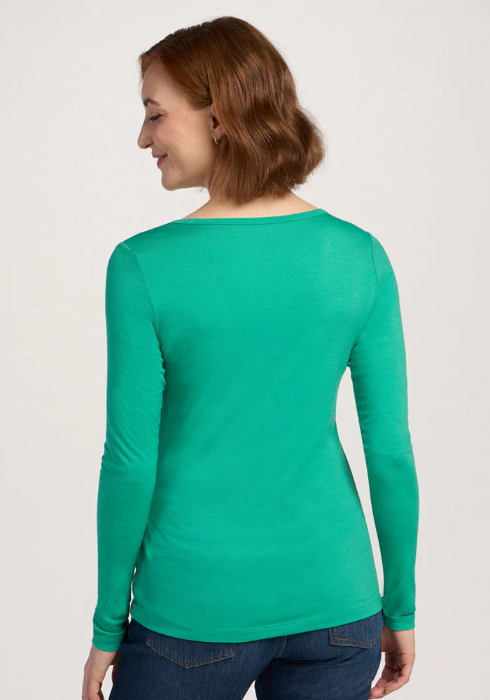 Layla V Neck Top - Jungle - Image 5