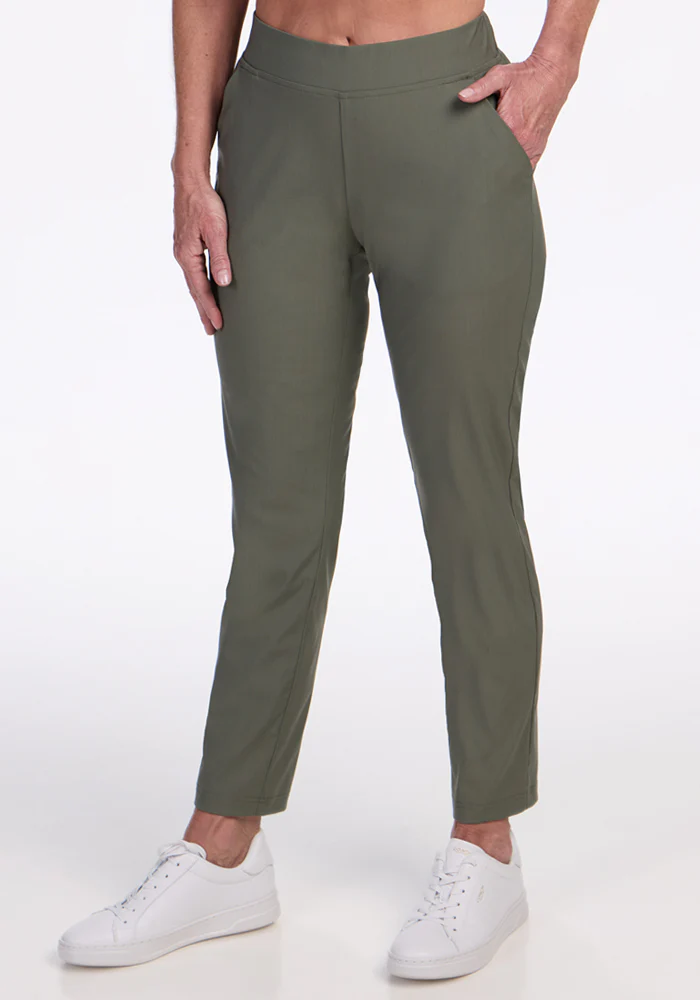 Nicole Ankle Pants - Sage Olive - Image 3