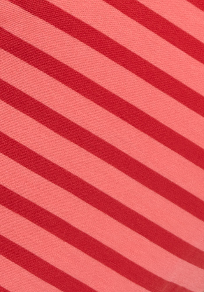 Liza Crew Neck Tee - Wildberry Stripe - Image 7