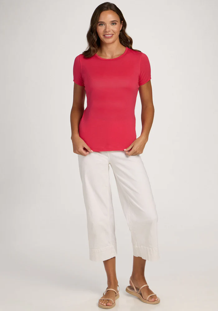 Liza Crew Neck Tee - Berry Ice Pop - Image 4