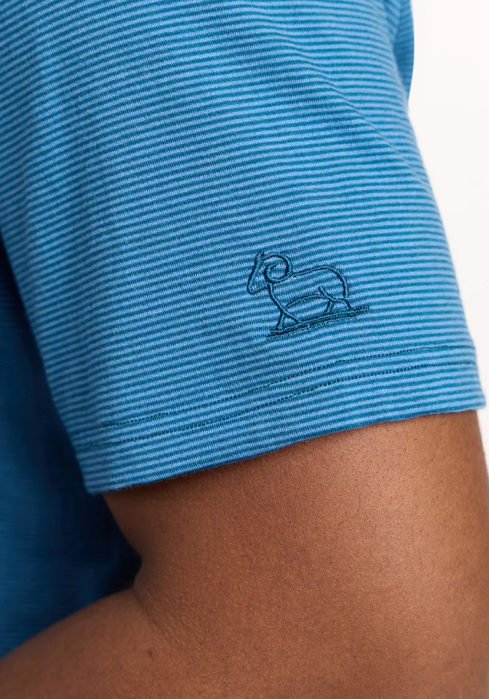 Preston Polo - Coastal Mini Stripe - Image 3