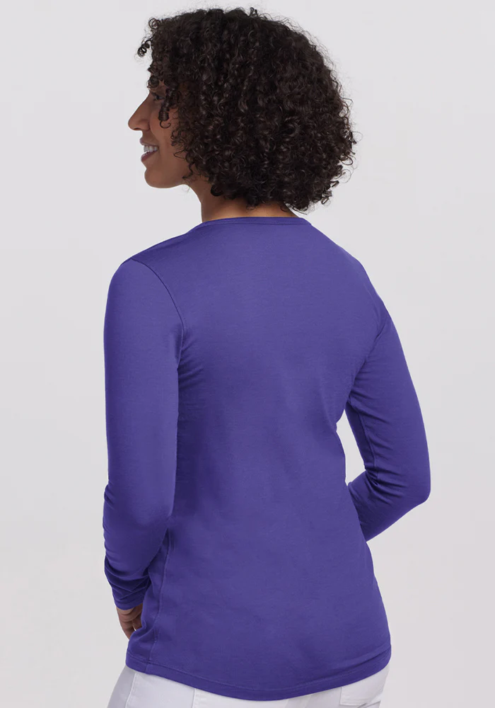 Remi Long Sleeve T-Shirt - Berry Indigo - Image 5