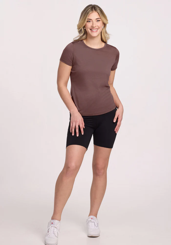 Liza Crew Neck Tee - Peppercorn - Image 7