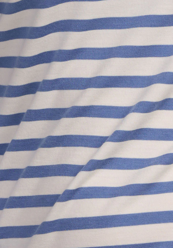 Millie Long Sleeve - Blue Sand Stripe - Image 7