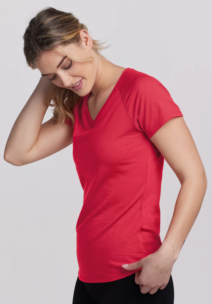 Mia V Neck - Berry Ice Pop - Image 5