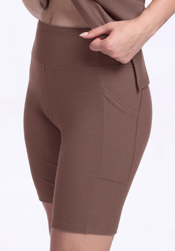 Miley Bike Shorts - Peppercorn - Image 3