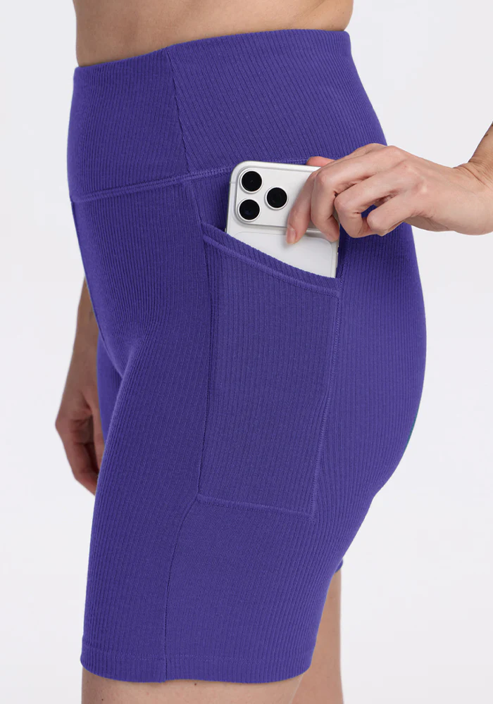 Miley Bike Shorts - Berry Indigo - Image 3