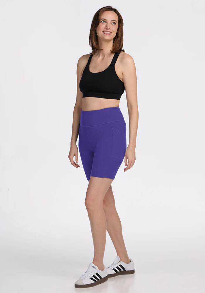 Miley Bike Shorts - Berry Indigo - Image 4