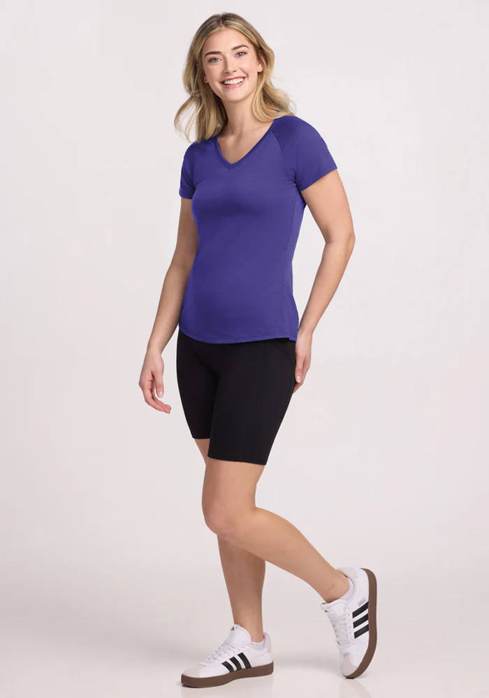 Mia V Neck - Berry Indigo - Image 5