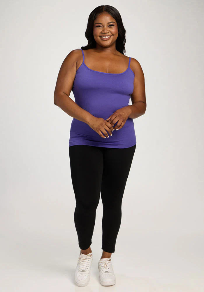 Teagen - Cami With Shelf Bra - Berry Indigo - Image 11