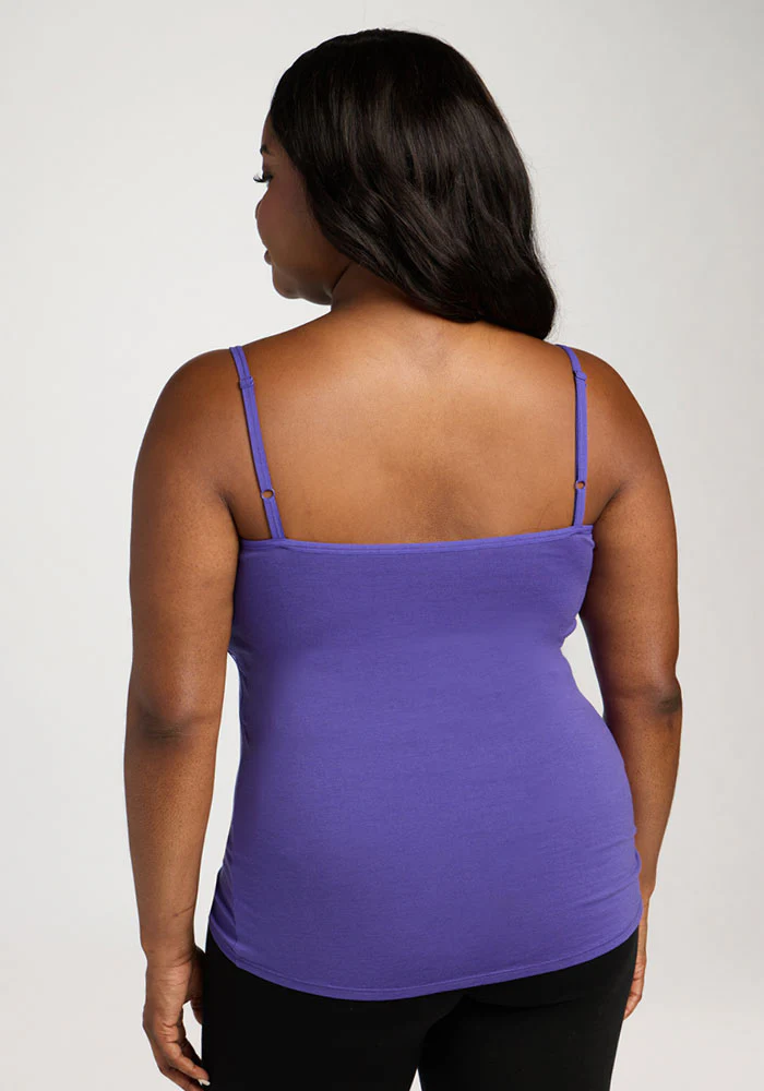 Teagen - Cami With Shelf Bra - Berry Indigo - Image 12