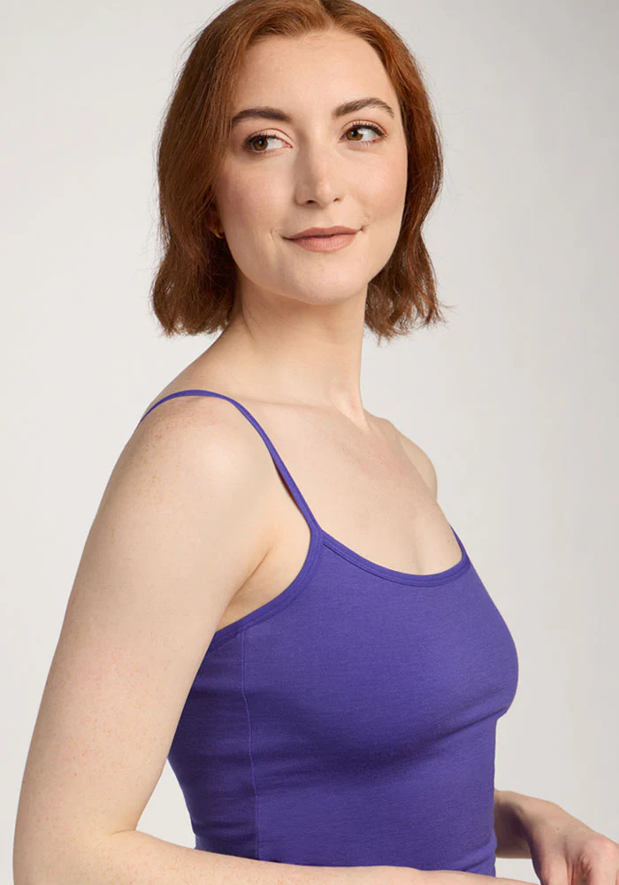 Teagen - Cami With Shelf Bra - Berry Indigo - Image 3