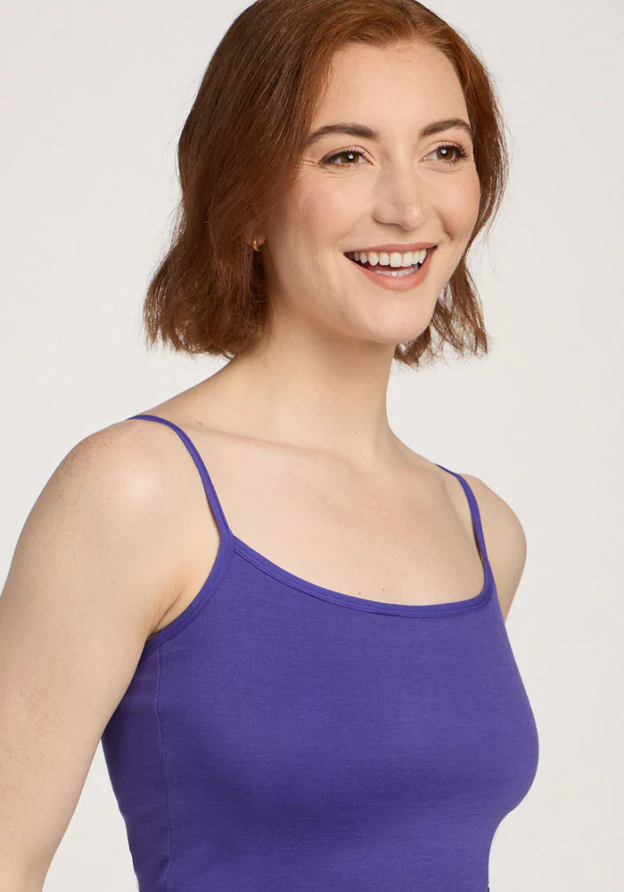 Teagen - Cami With Shelf Bra - Berry Indigo - Image 4