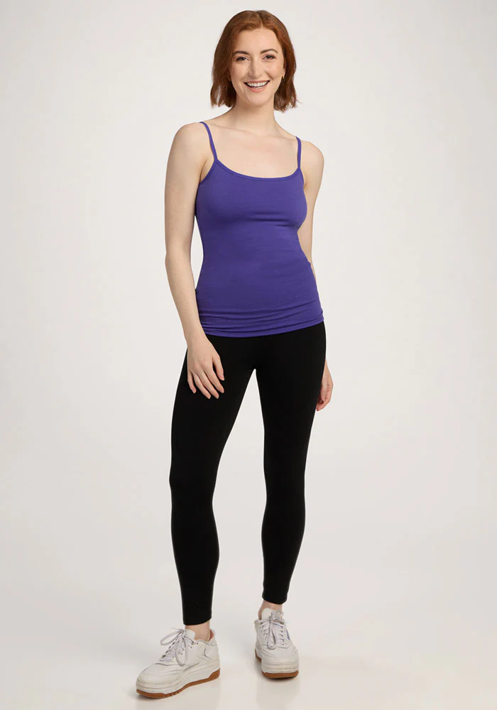 Teagen - Cami With Shelf Bra - Berry Indigo - Image 5