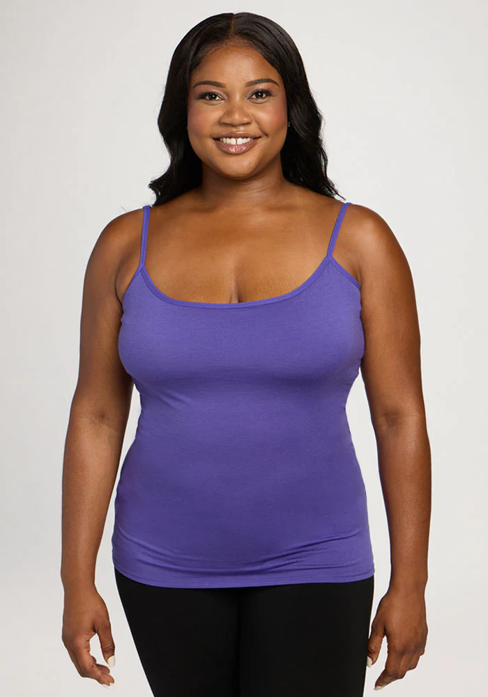 Teagen - Cami With Shelf Bra - Berry Indigo - Image 7