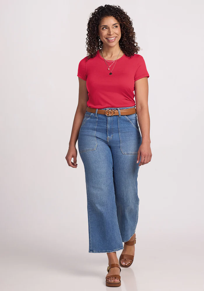 Addie Crew Neck - Berry Ice Pop - Image 5