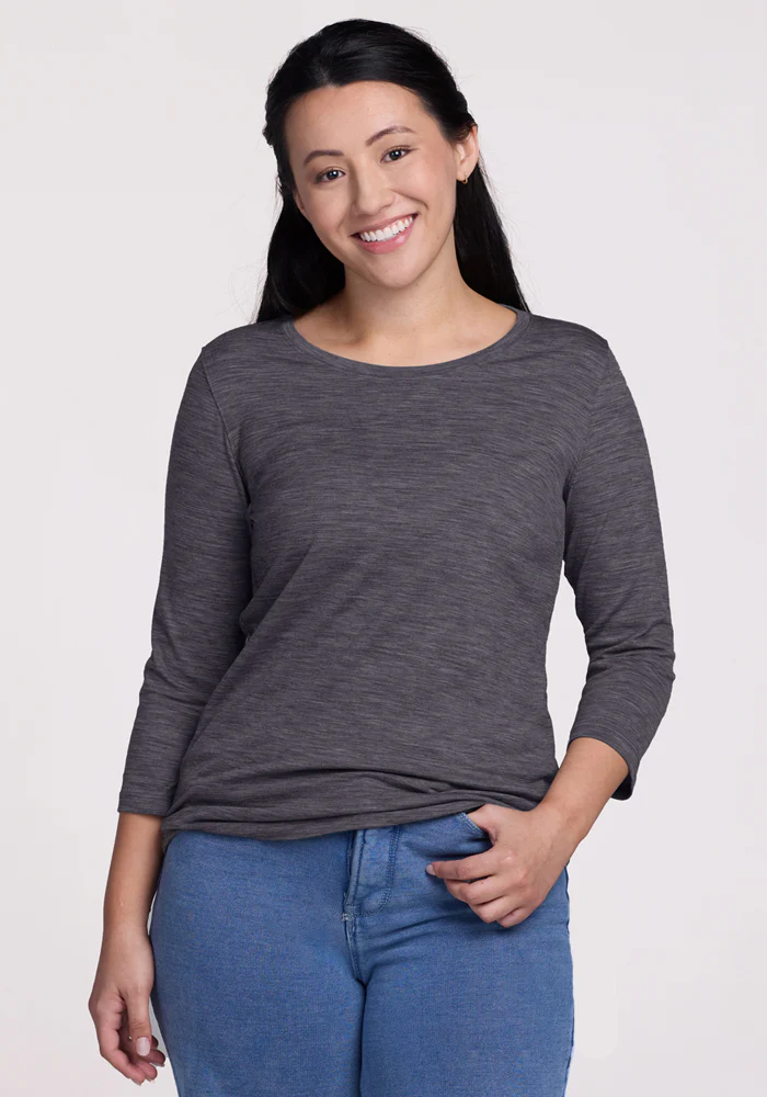 Jenny 3/4 Sleeve Crew Neck - Image 13