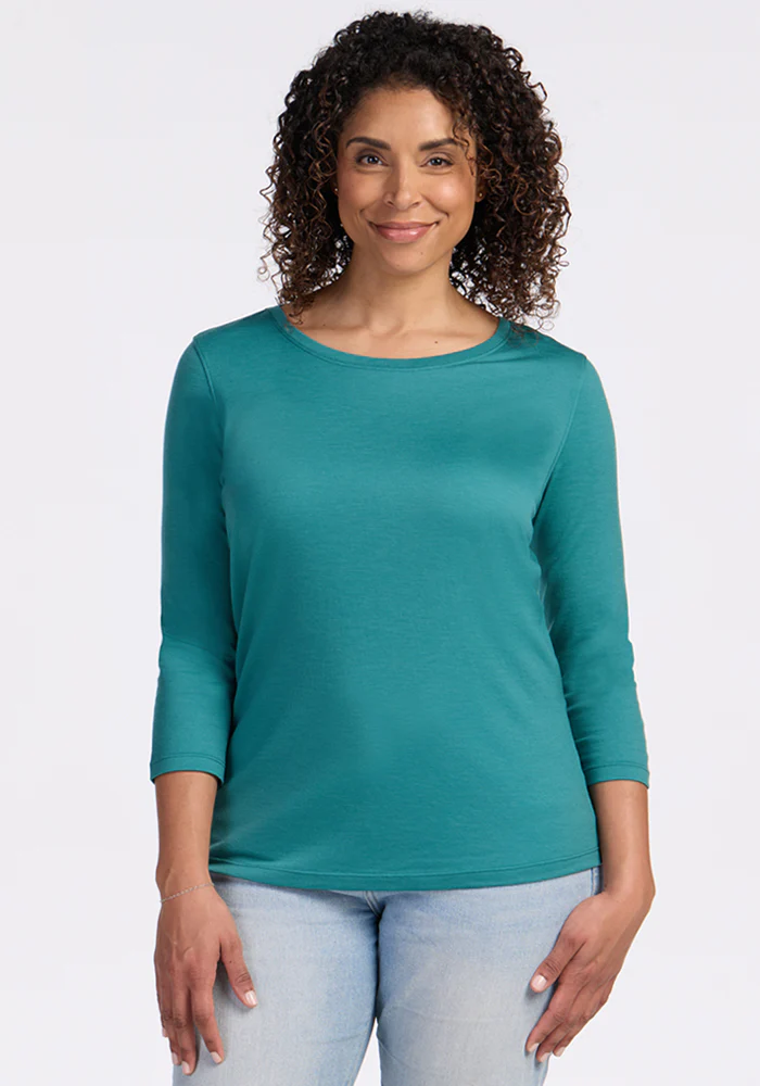 Jenny 3/4 Sleeve Crew Neck - Image 16
