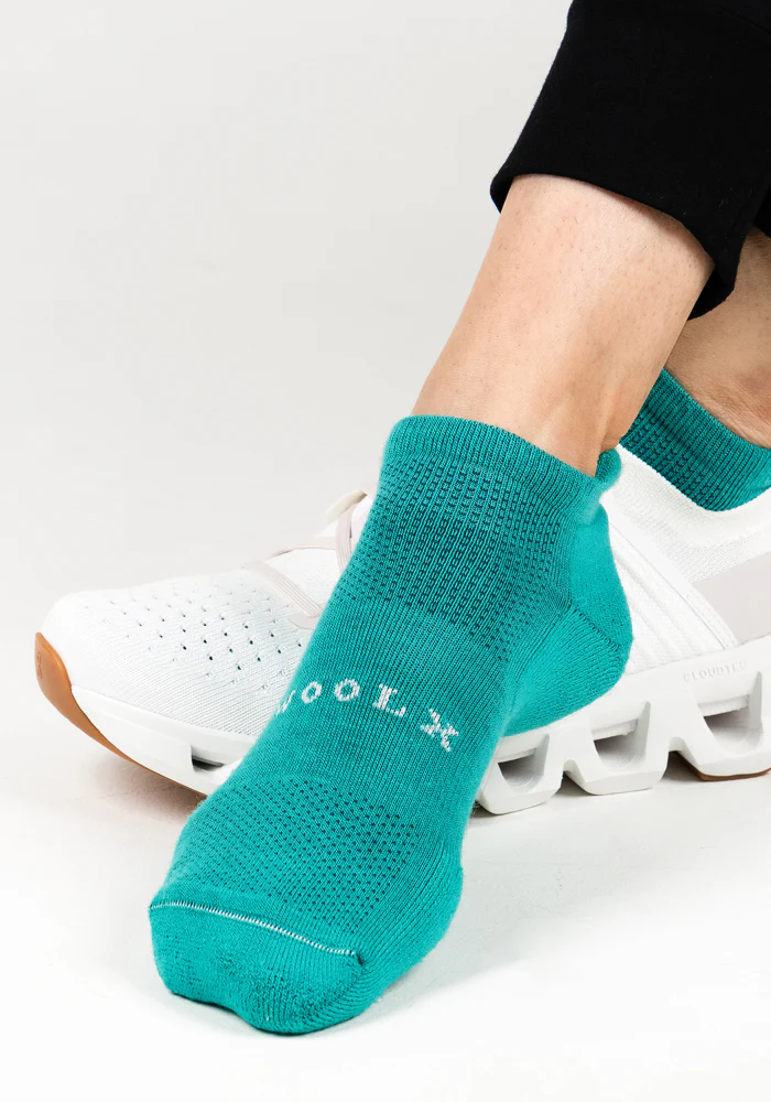 Womens Rowan No Show Socks - Cool Jade - Image 6