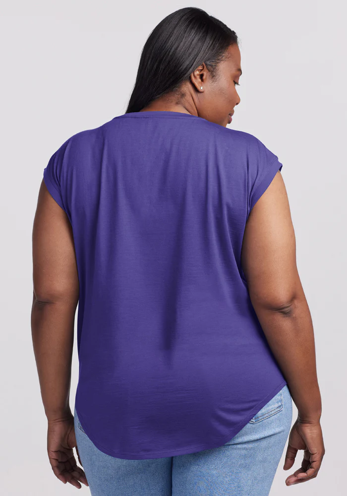 Gabi Tunic Top - Berry Indigo - Image 10