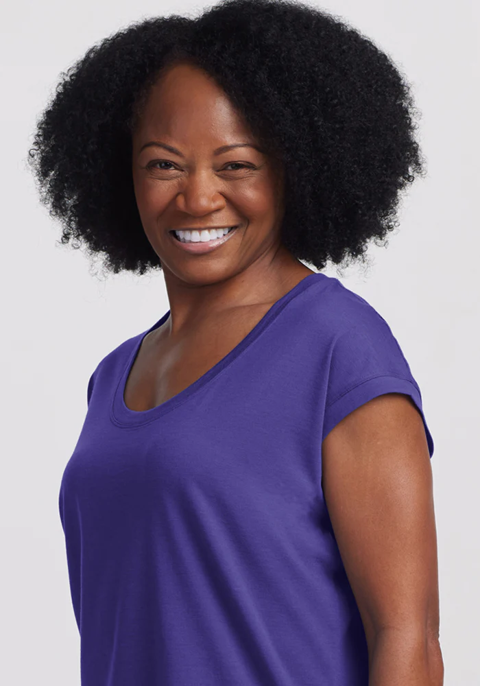 Gabi Tunic Top - Berry Indigo - Image 2