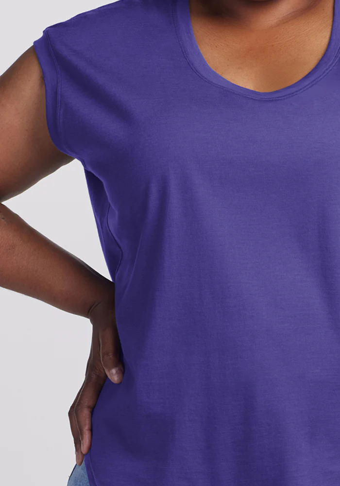 Gabi Tunic Top - Berry Indigo - Image 8